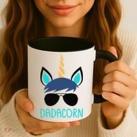 Dadacorn Unicorn Dad Fathers Day Gift Coffee Mug thumb 3