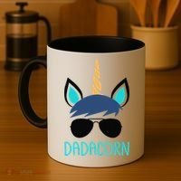 Dadacorn Unicorn Dad Fathers Day Gift Coffee Mug thumb 4