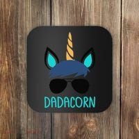 Dadacorn Unicorn Dad Fathers Day Gift Coaster thumb 0