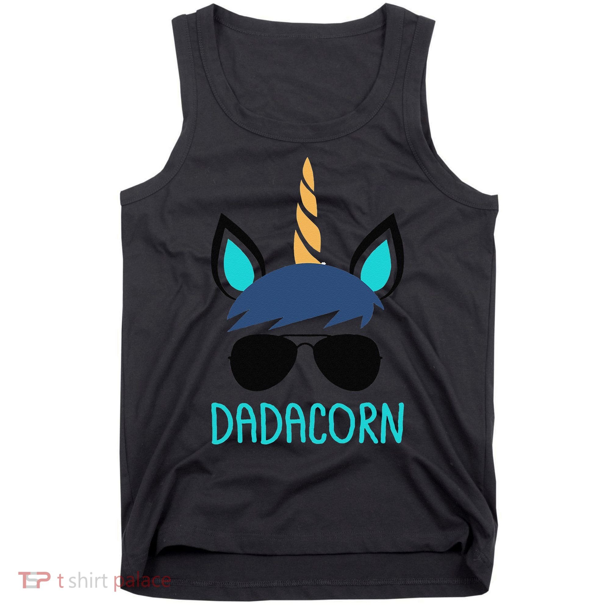 Dadacorn Unicorn Dad Fathers Day Gift Tank Top