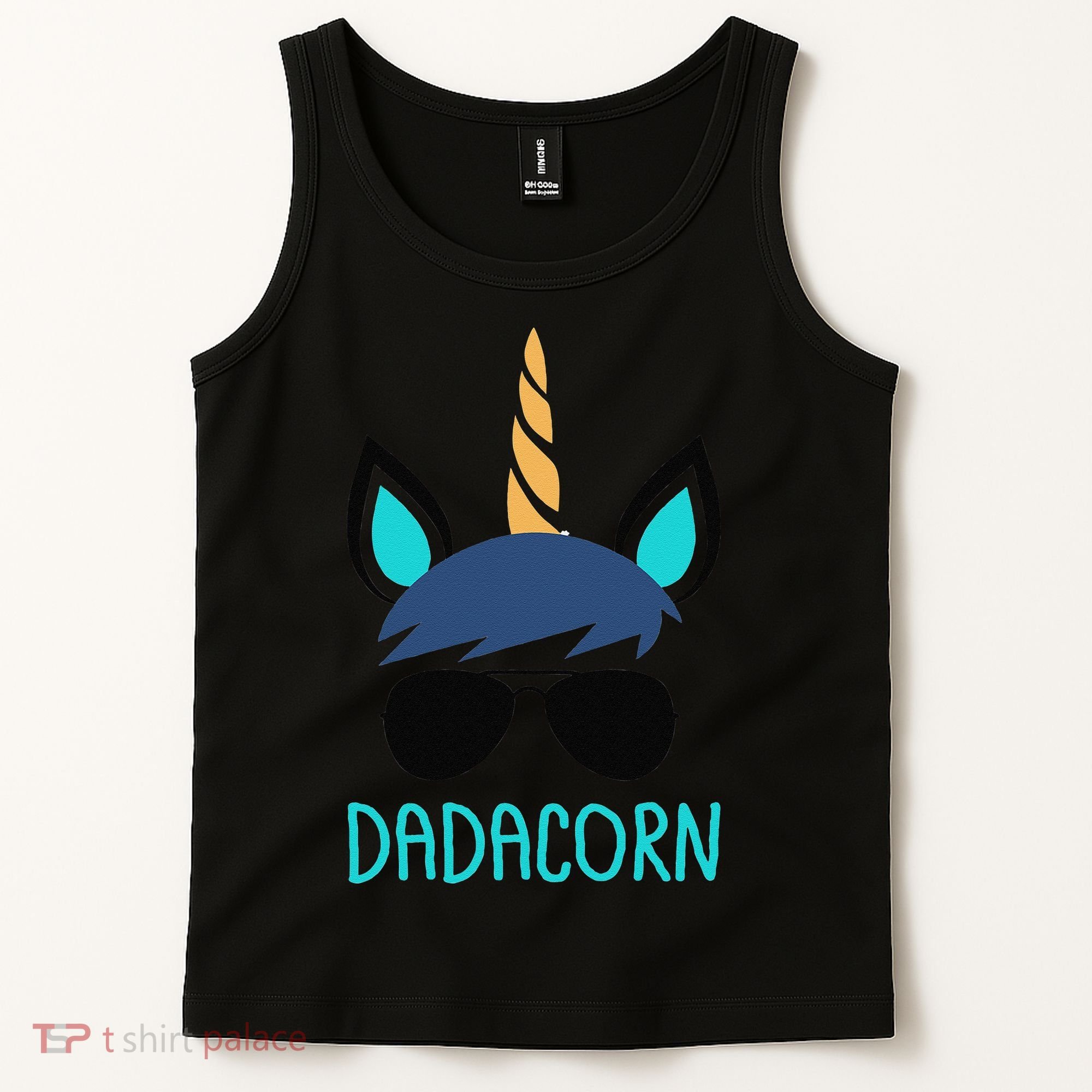 Dadacorn Unicorn Dad Fathers Day Gift Tank Top