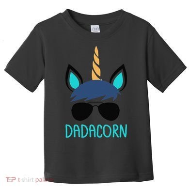 Dadacorn Unicorn Dad Fathers Day Gift Toddler T-Shirt