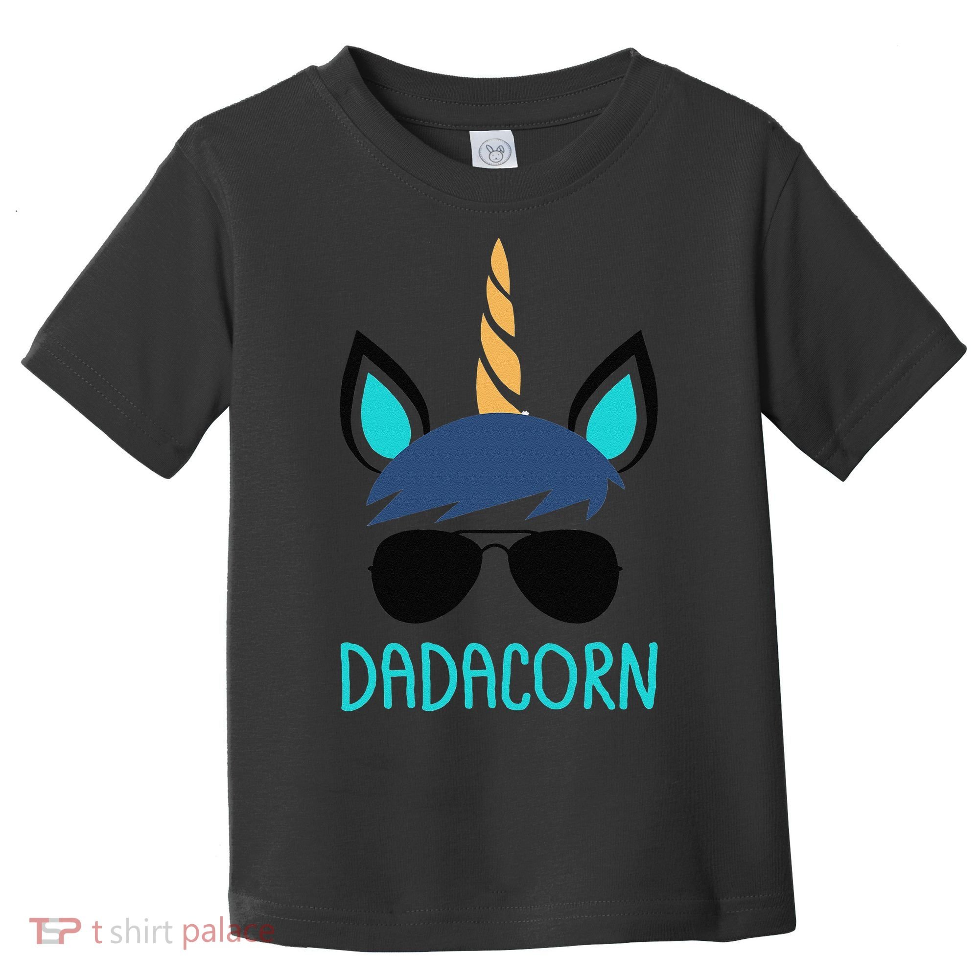 Dadacorn Unicorn Dad Fathers Day Gift Toddler T-Shirt
