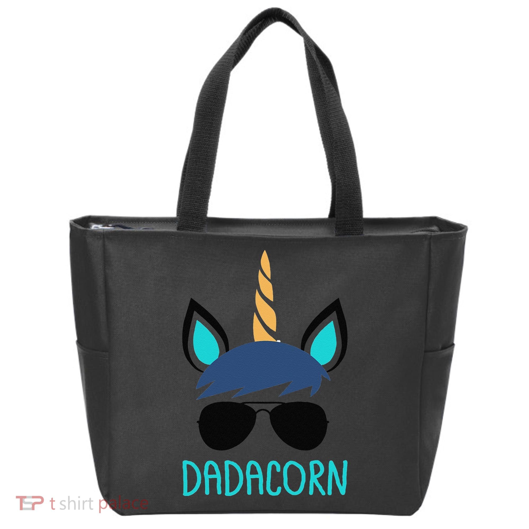 Dadacorn Unicorn Dad Fathers Day Gift Tote Bag
