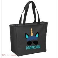 Dadacorn Unicorn Dad Fathers Day Gift Tote Bag thumb 2