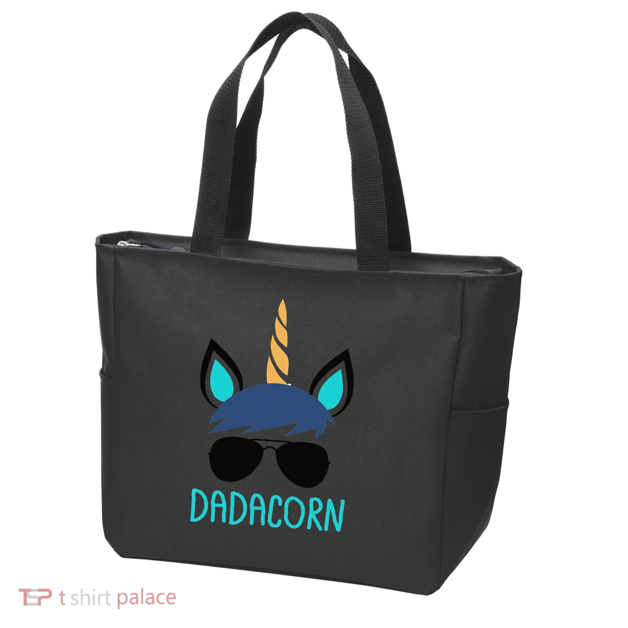 Dadacorn Unicorn Dad Fathers Day Gift Tote Bag