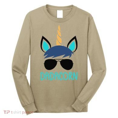 Dadacorn Unicorn Dad Fathers Day Gift Long Sleeve Shirt
