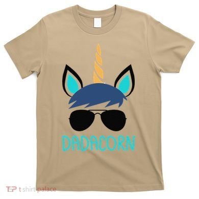 Dadacorn Unicorn Dad Fathers Day Gift T-Shirt