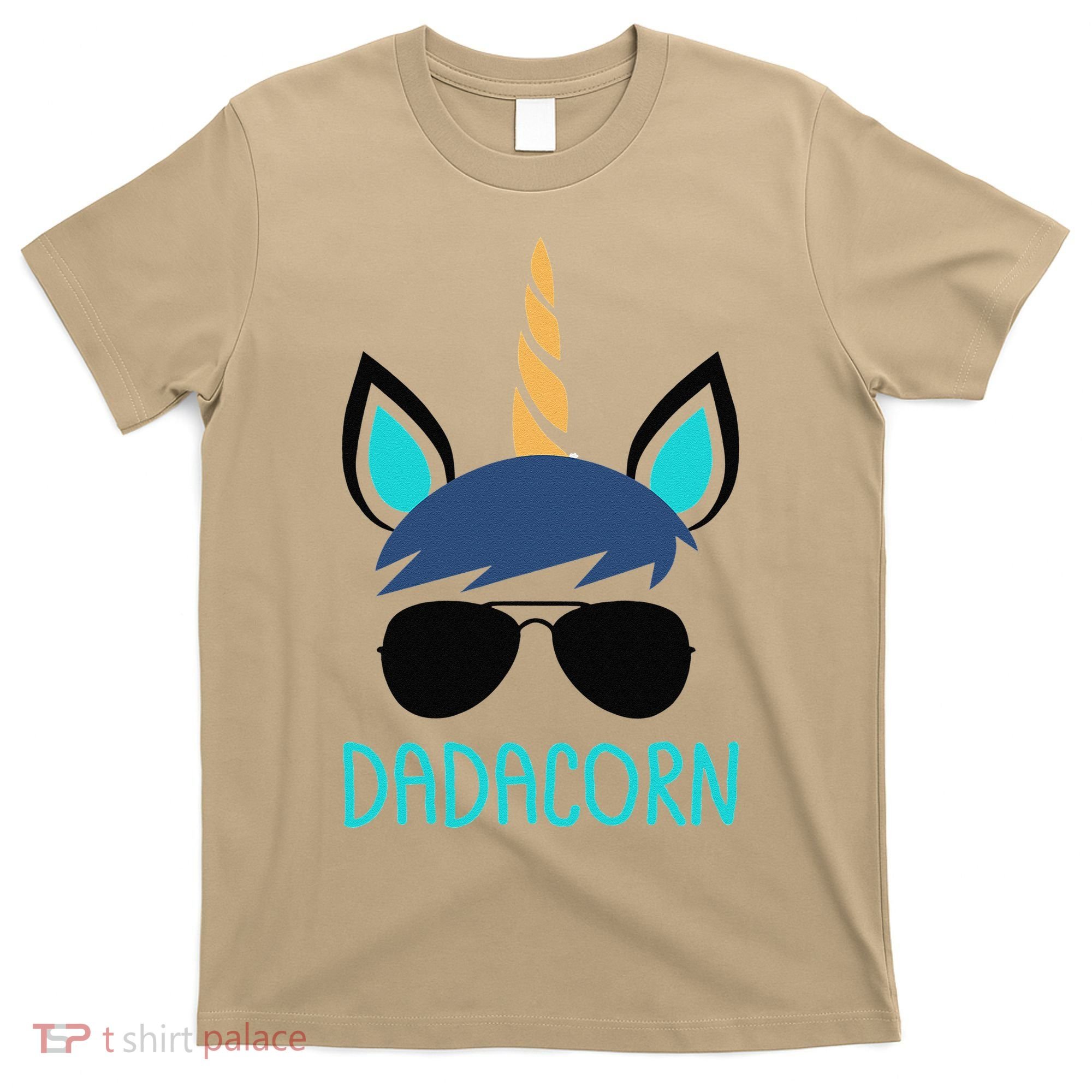 Dadacorn Unicorn Dad Fathers Day Gift T-Shirt