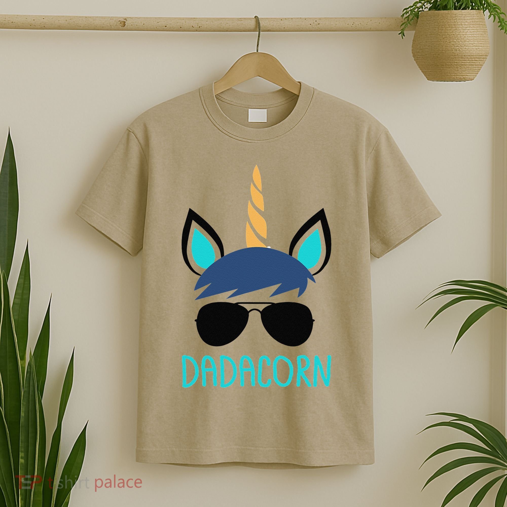 Dadacorn Unicorn Dad Fathers Day Gift T-Shirt
