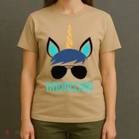 Dadacorn Unicorn Dad Fathers Day Gift T-Shirt thumb 4
