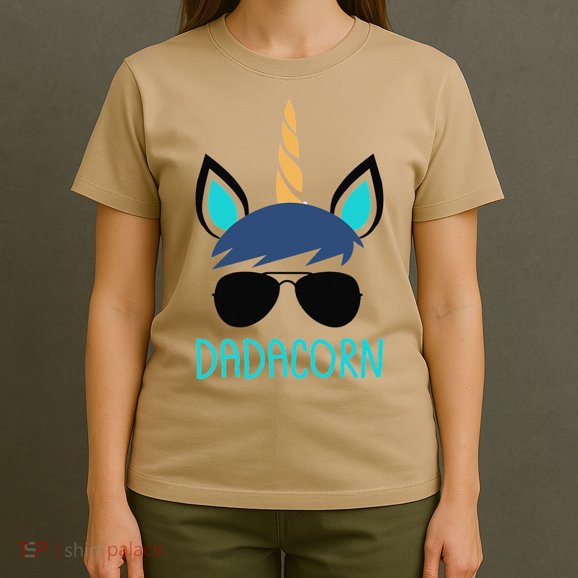 Dadacorn Unicorn Dad Fathers Day Gift T-Shirt