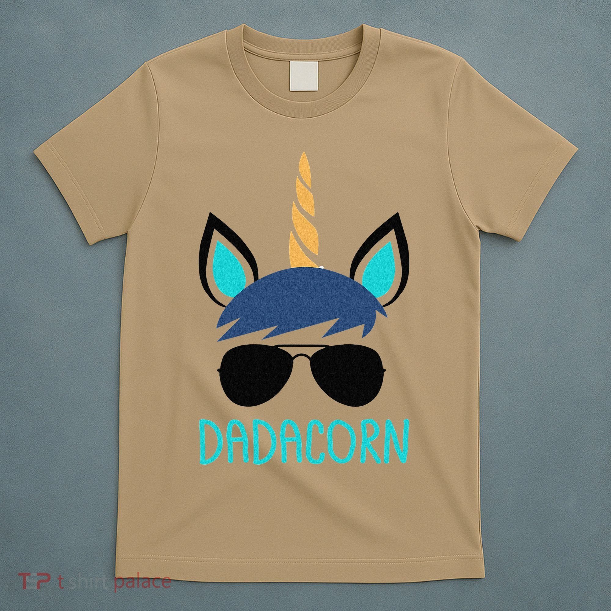 Dadacorn Unicorn Dad Fathers Day Gift T-Shirt