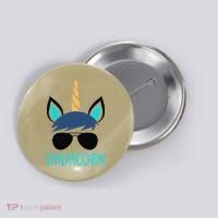 Dadacorn Unicorn Dad Fathers Day Gift Button thumb 0