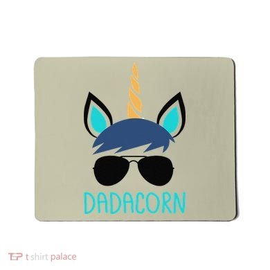 Dadacorn Unicorn Dad Fathers Day Gift Mousepad