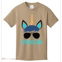 Dadacorn Unicorn Dad Fathers Day Gift Kids T-Shirt thumb 0