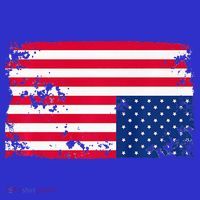 Distress Upside Down American Flag Long Sleeve Shirt thumb 2
