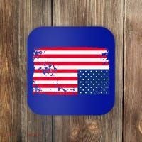 Distress Upside Down American Flag Coaster thumb 0