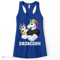 Dadacorn Unicorn Dad and Baby Christmas Papa Gift Women's Tank Top thumb 0