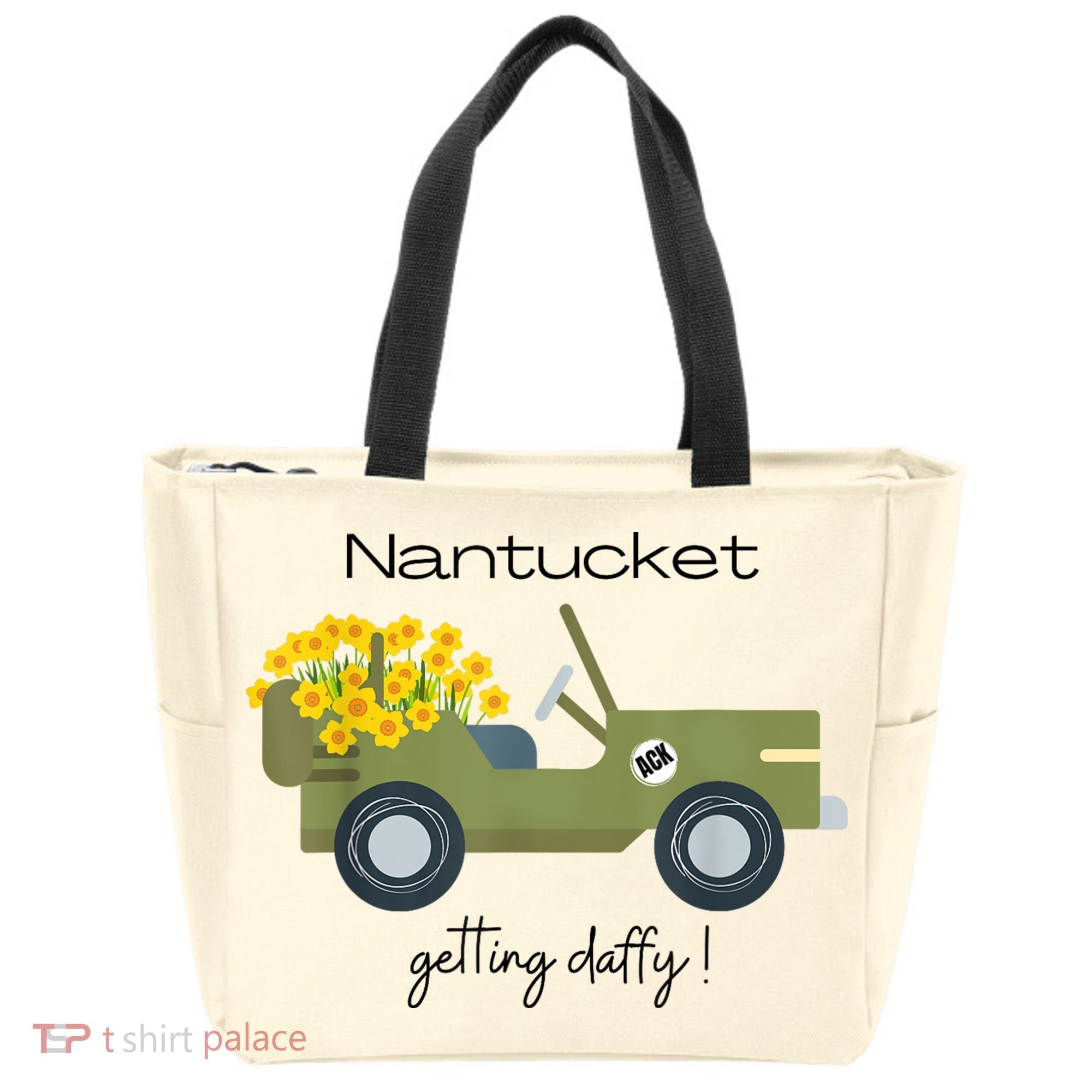 Daffodils Upon Daffodils Nantucket Getting Ack Tote Bag