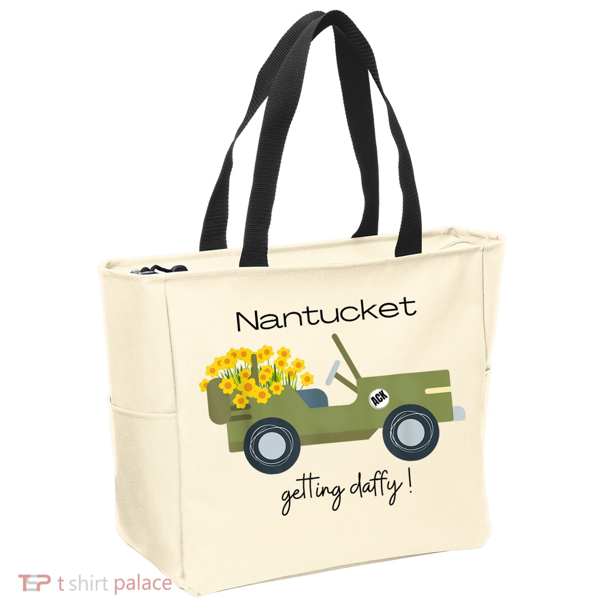 Daffodils Upon Daffodils Nantucket Getting Ack Tote Bag