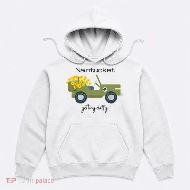 Daffodils Upon Daffodils Nantucket Getting Ack Hoodie