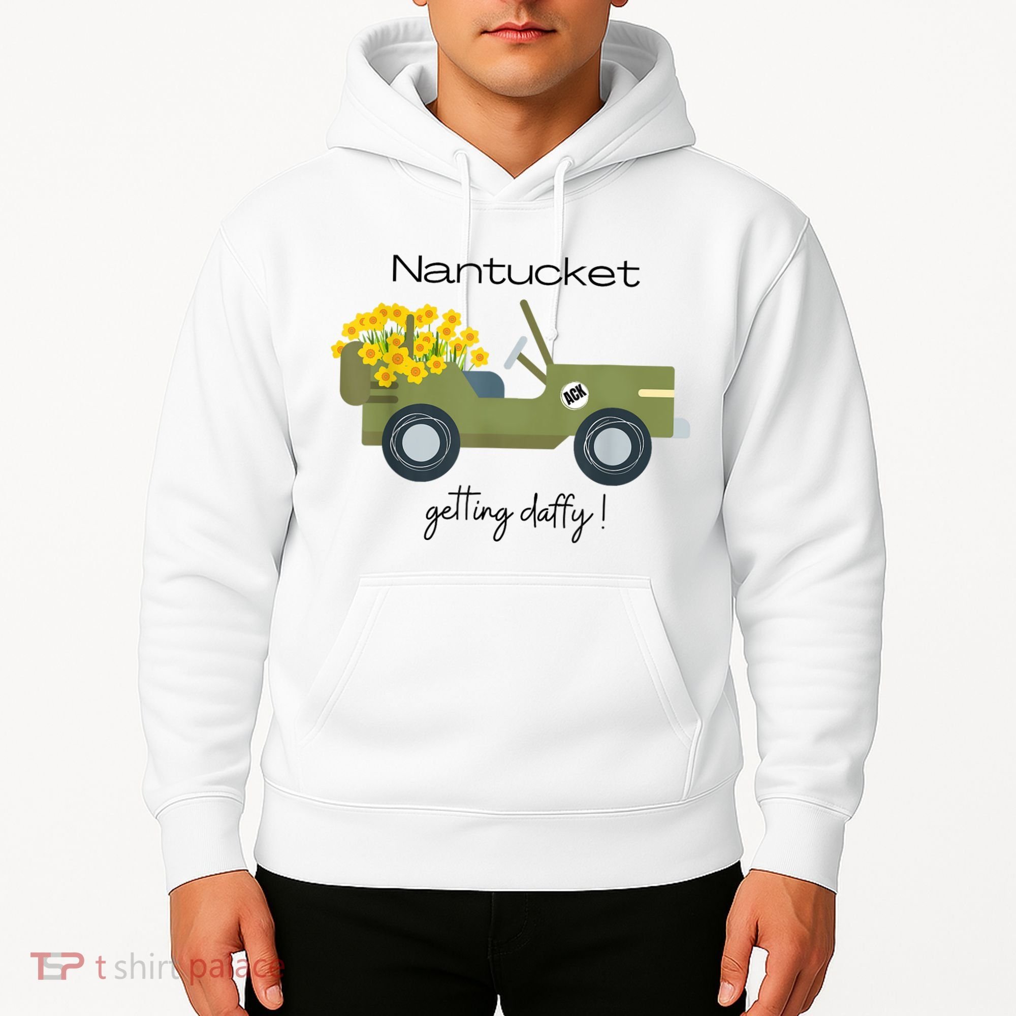 Daffodils Upon Daffodils Nantucket Getting Ack Hoodie