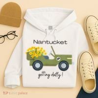Daffodils Upon Daffodils Nantucket Getting Ack Hoodie thumb 4