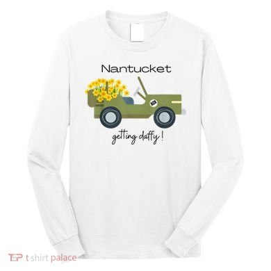 Daffodils Upon Daffodils Nantucket Getting Ack Long Sleeve Shirt