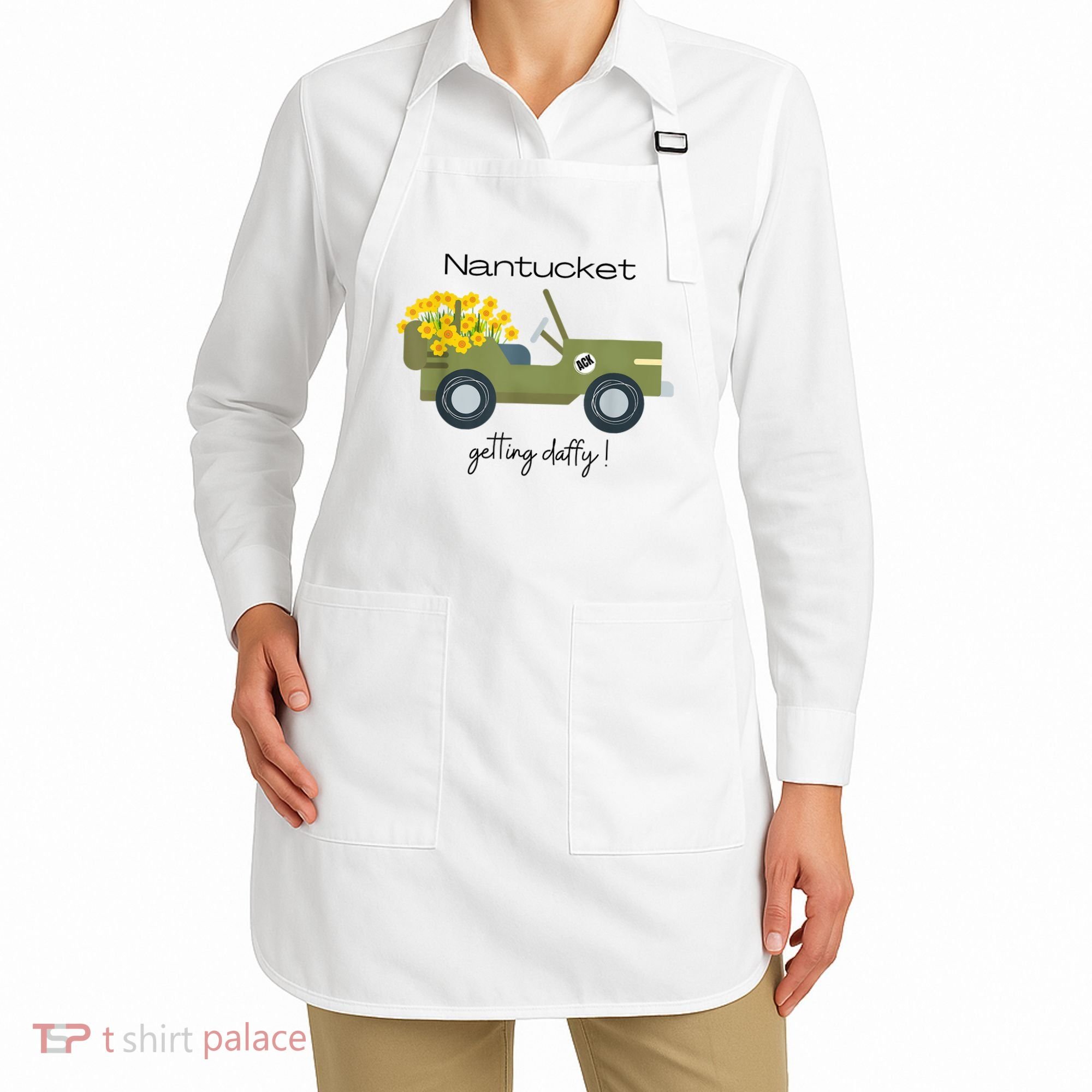Daffodils Upon Daffodils Nantucket Getting Ack Apron