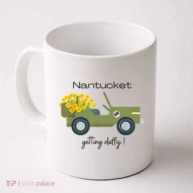 Daffodils Upon Daffodils Nantucket Getting Ack Coffee Mug