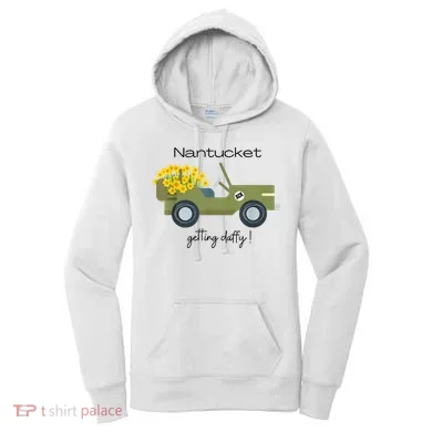 Daffodils Upon Daffodils Nantucket Getting Ack Women's Hoodie