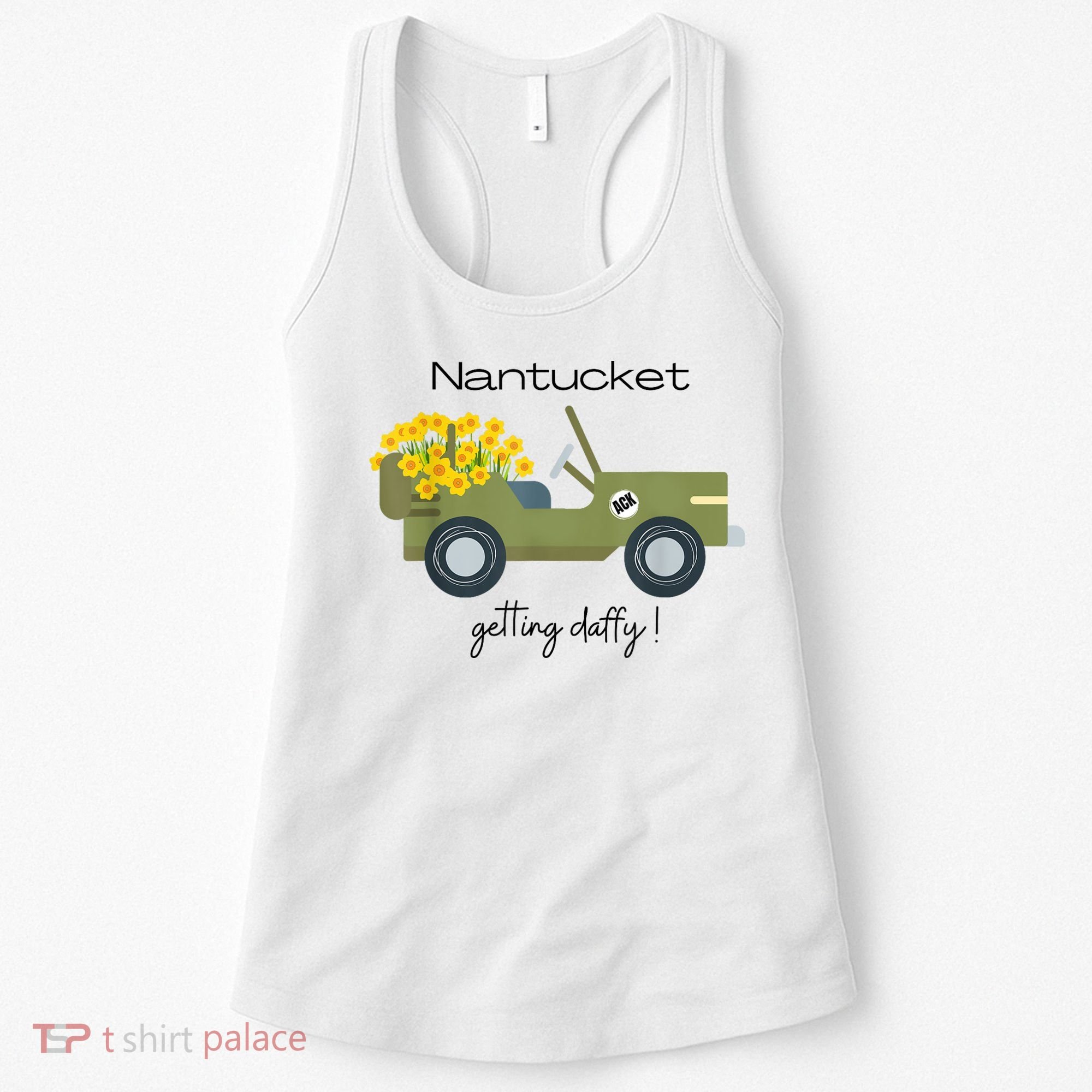 Daffodils Upon Daffodils Nantucket Getting Ack Women's Tank Top