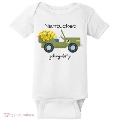 Daffodils Upon Daffodils Nantucket Getting Ack Baby Bodysuit