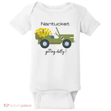 Daffodils Upon Daffodils Nantucket Getting Ack Baby Bodysuit
