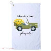 Daffodils Upon Daffodils Nantucket Getting Ack Golf Towel thumb 0
