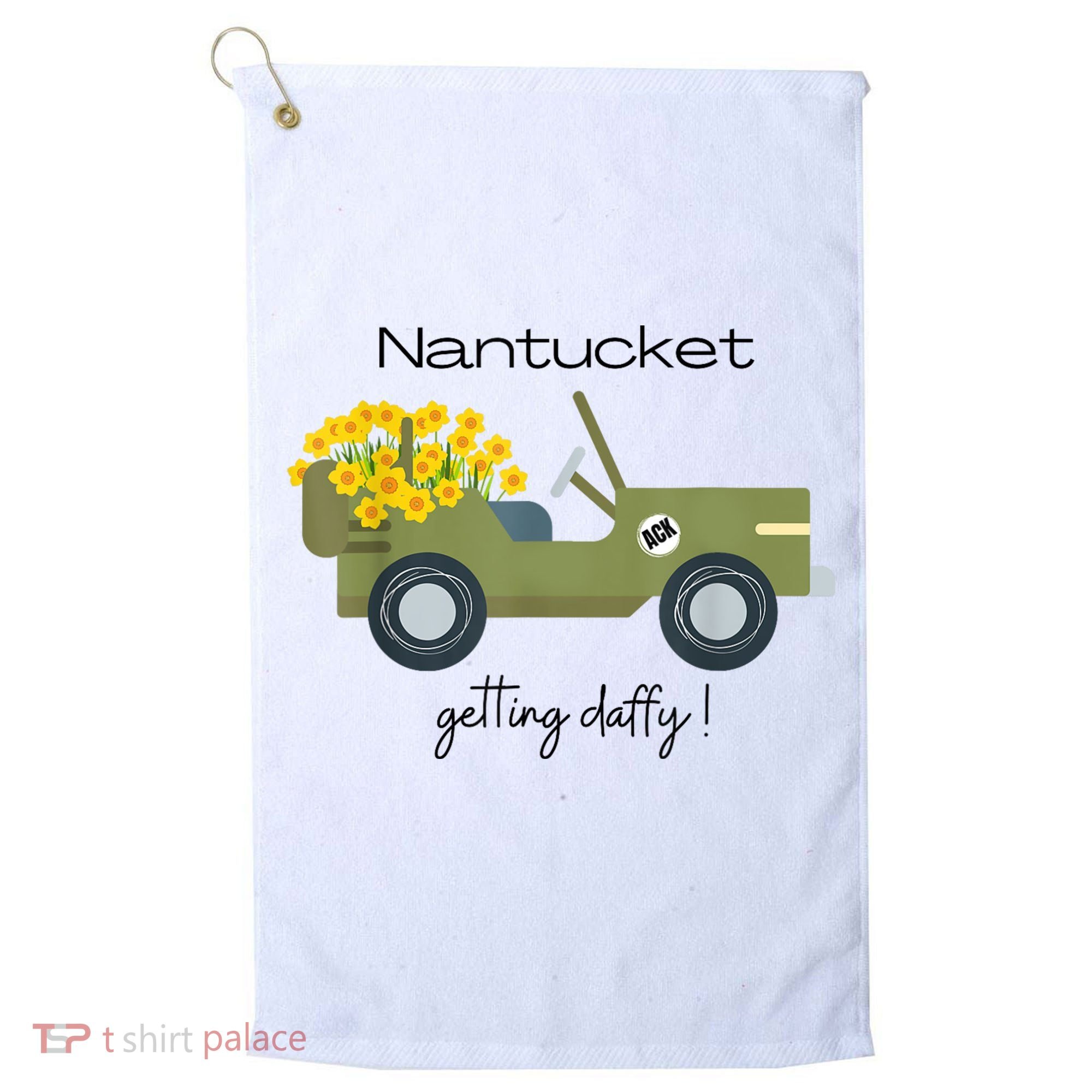 Daffodils Upon Daffodils Nantucket Getting Ack Golf Towel