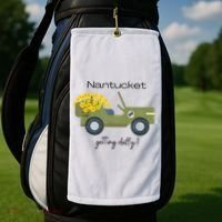Daffodils Upon Daffodils Nantucket Getting Ack Golf Towel thumb 2