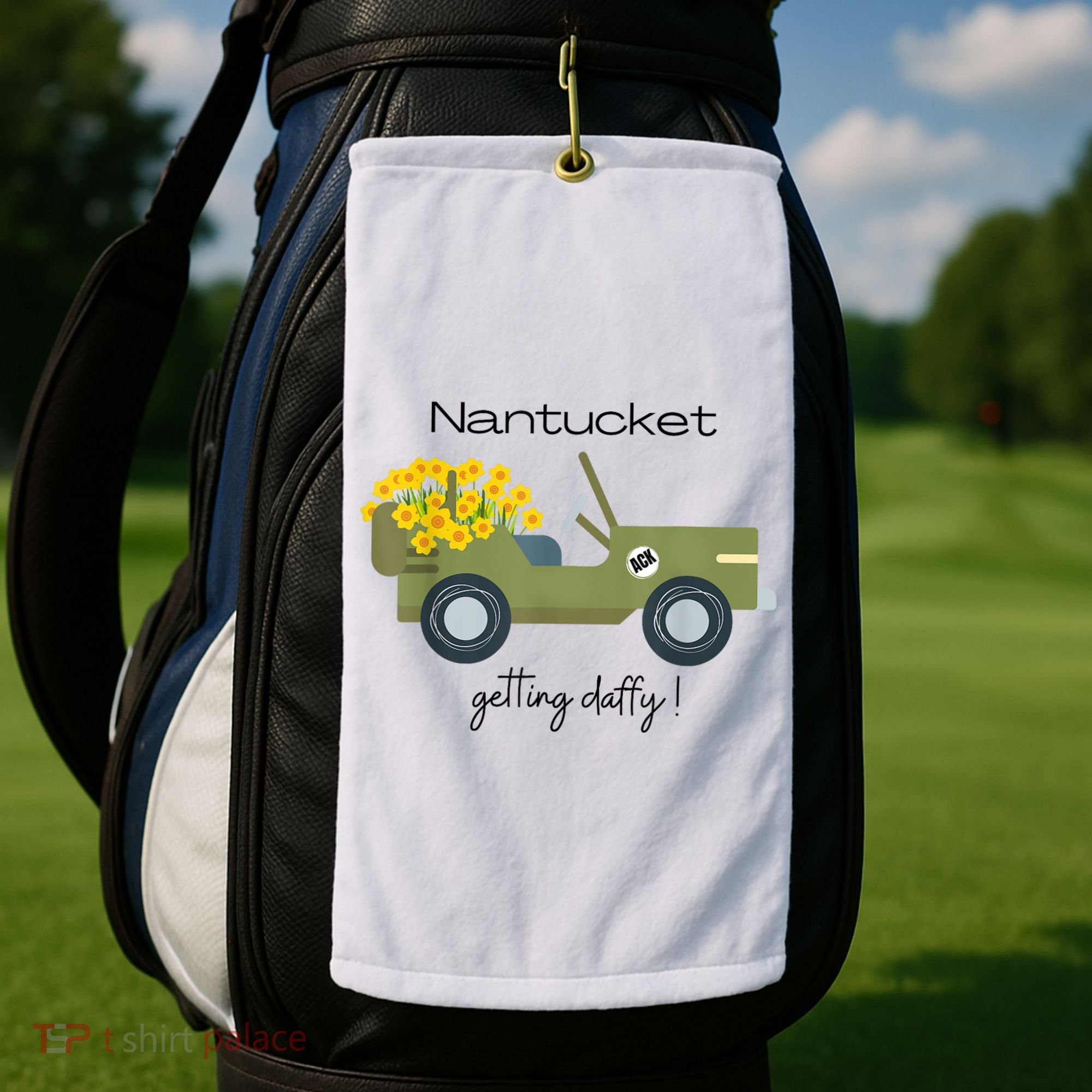 Daffodils Upon Daffodils Nantucket Getting Ack Golf Towel