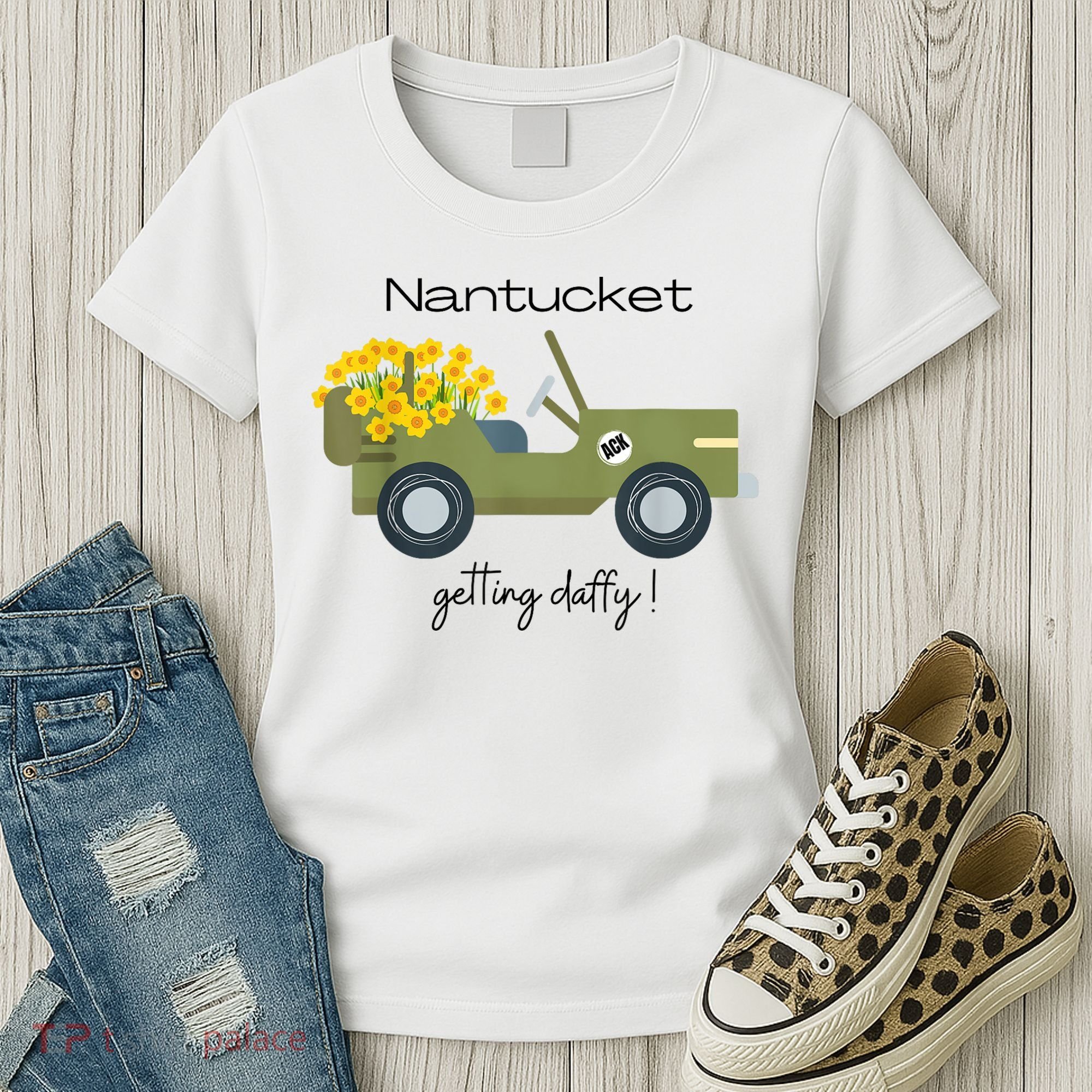 Daffodils Upon Daffodils Nantucket Getting Ack Women's T-Shirt