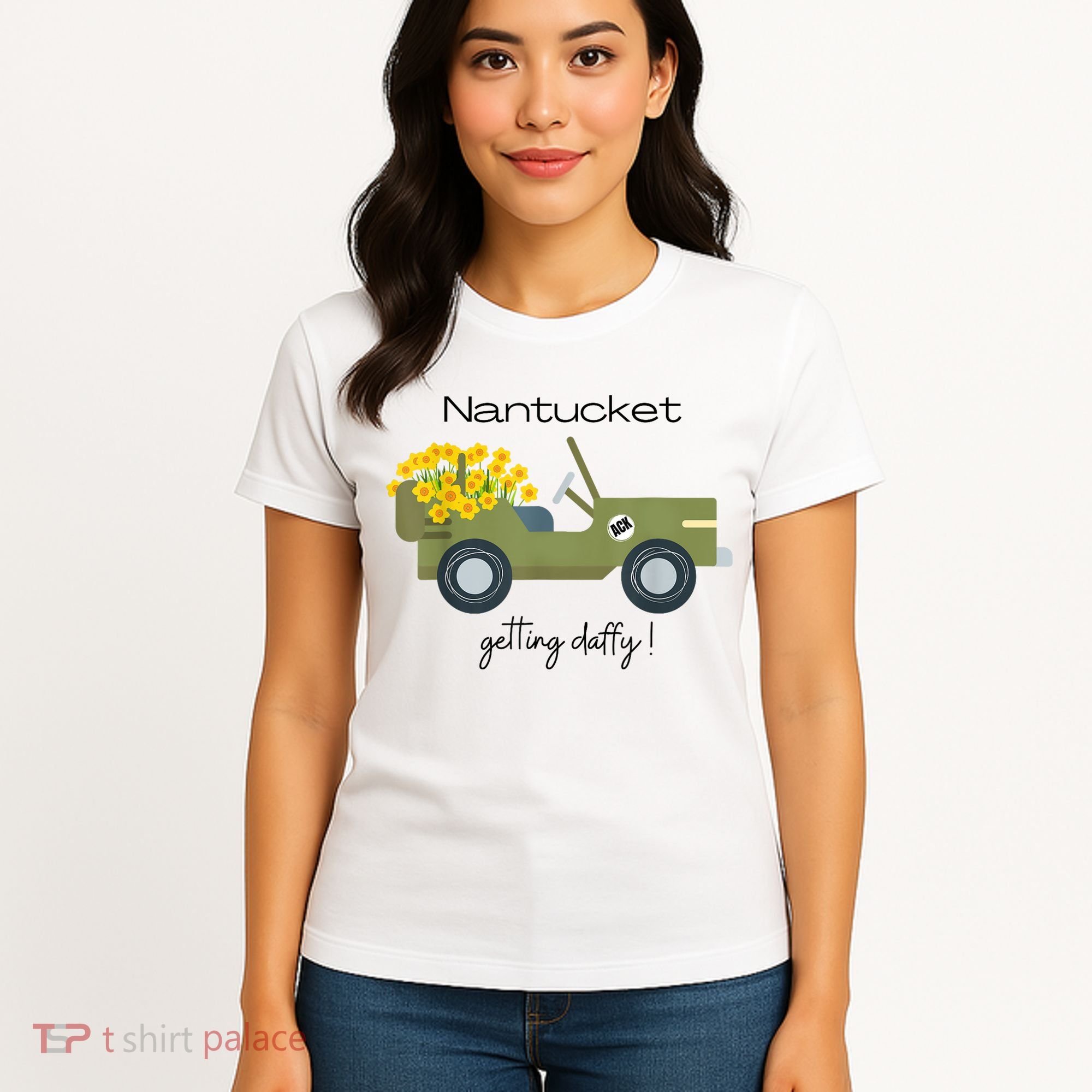 Daffodils Upon Daffodils Nantucket Getting Ack Women's T-Shirt
