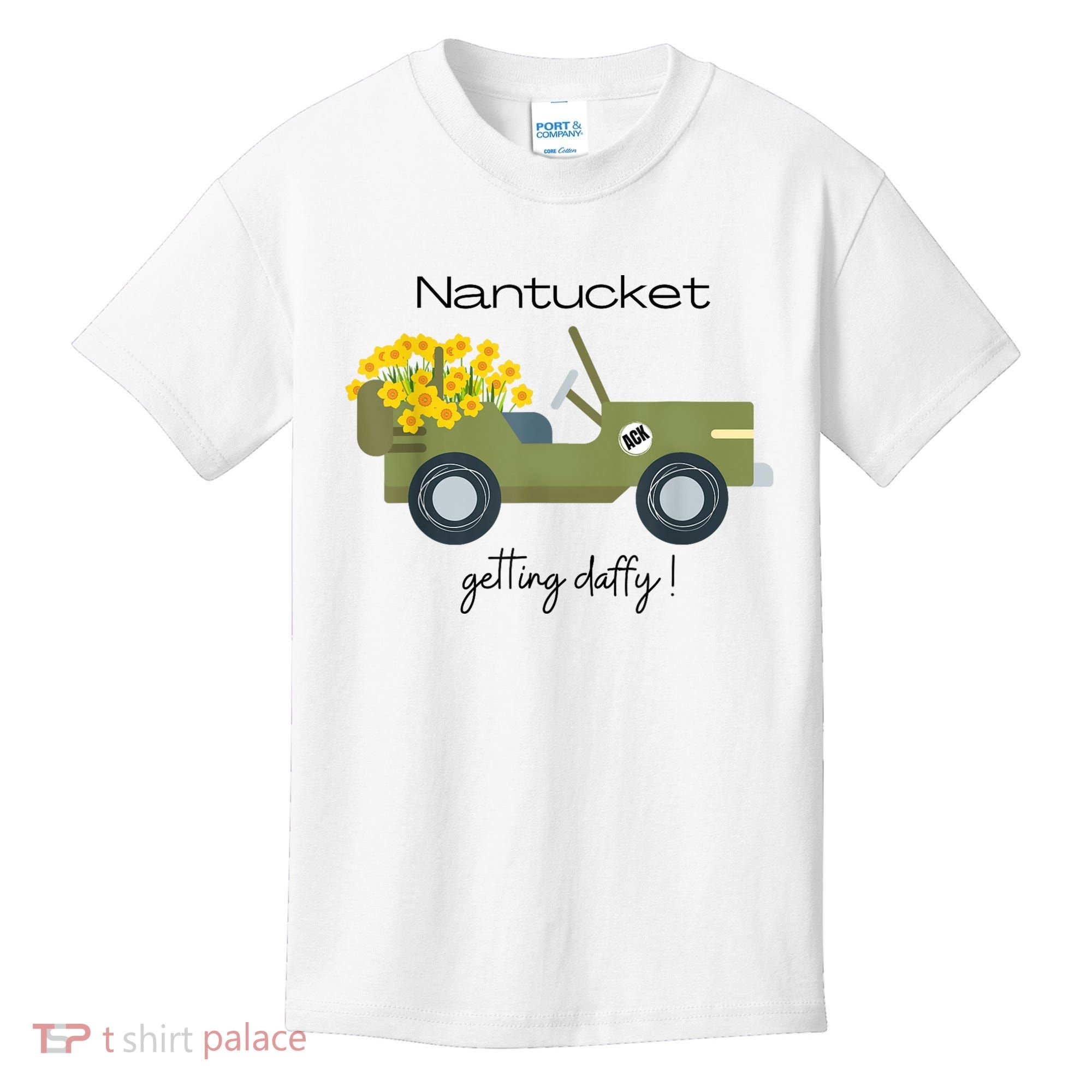 Daffodils Upon Daffodils Nantucket Getting Ack Kids T-Shirt