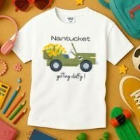 Daffodils Upon Daffodils Nantucket Getting Ack Kids T-Shirt thumb 3