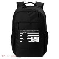 Distress Upside Down Flag Code Usa Save America Backpack thumb 0