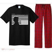 Distress Upside Down Flag Code Usa Save America Pajama Set thumb 0