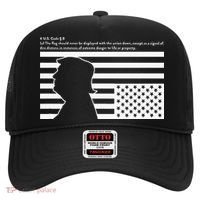 Distress Upside Down Flag Code Usa Save America Hat thumb 0