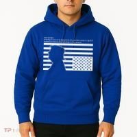 Distress Upside Down Flag Code Usa Save America Hoodie thumb 2