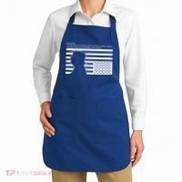 Distress Upside Down Flag Code Usa Save America Apron thumb 2