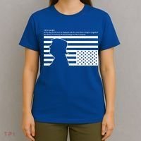Distress Upside Down Flag Code Usa Save America T-Shirt thumb 4
