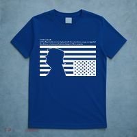 Distress Upside Down Flag Code Usa Save America T-Shirt thumb 5